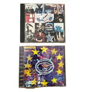 U2 Vintage 90s CD Lot Zooropa & Achtung Baby